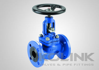 DIN เหล็กเหล็กเหล็กกลมวาล์ว Flanged คู่มือ 1/2-2 นิ้ว