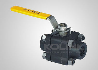 2pc วาล์วกลมเหล็กโกง โซค็อตปั่น / NPT ปลาย CL150-1500 A105 F304