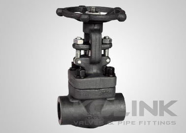 วัลล์วประตูเหล็กโกง ปลายเส้น NPT สันแข็งชั้น 800-1500