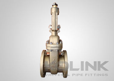 วาล์วประตูทองเหลือง ฝาครอบแบบยึดด้วยสลักเกลียวสำหรับน้ำทะเล DN50-DN1200