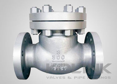 วาล์วเช็คสวิงเหล็กเหล็กเหล็กเหล็กประเภท 150-1500 วาล์วไม่กลับ WCB Flanged