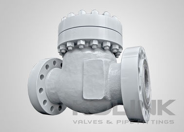 เครื่องปรับความดันสูง วาล์วตรวจสอบ Flapper Swing สําหรับการไหลระบายแนวราบ 600 - 2500 LB