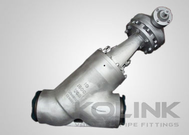 Y วาล์วกลอบ, วาล์วกลอบโค้งเหล็กคาร์บอน Flanged, การทํางานด้วยมือ