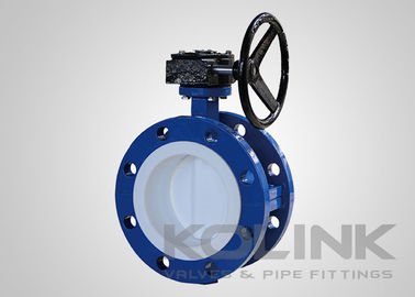 วาล์วกระพริบผิวเคลือบ PTFE ครบถ้วน, 2 PC กระเป๋าเหล็กอ่อน, ดิสก์บริเวณเดียวกัน