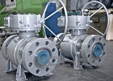 API 6D 3-PC Trunnion Mounted Ball Valve ทนทาน WCB A105 CF8 F304