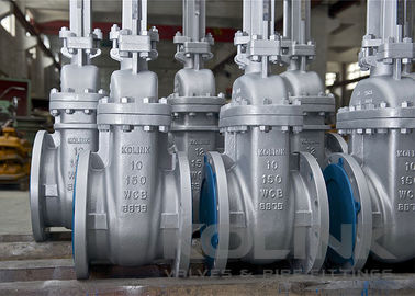 API 600 วัลล์วประตูพอร์ตเต็ม โลหะที่นั่ง สแตนเลสคาร์บอน ผงยืดหยุ่น