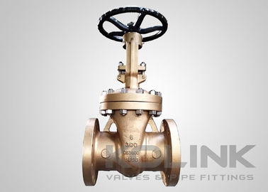 วาล์วประตูทองเหลือง ฝาครอบแบบยึดด้วยสลักเกลียวสำหรับน้ำทะเล DN50-DN1200