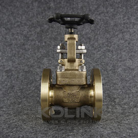 วาล์วลูกโลกทองเหลือง หน้าแปลน NPT JIS CAC703 C95200 C95500