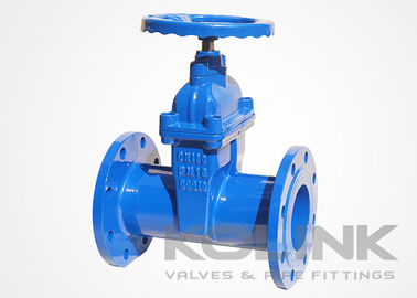 DIN 3352 F5 วาล์วประตูที่นั่งยืดหยุ่น เหล็กยืดหยุ่น GGG40 GGG50 PN 16 - 40