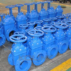 DIN 3352 F5 วาล์วประตูที่นั่งยืดหยุ่น เหล็กยืดหยุ่น GGG40 GGG50 PN 16 - 40
