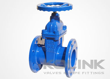 BS5163 วาล์วประตูที่นั่งยืดหยุ่น เหล็กยืดหยุ่น GGG40 GGG50 การชลประทาน